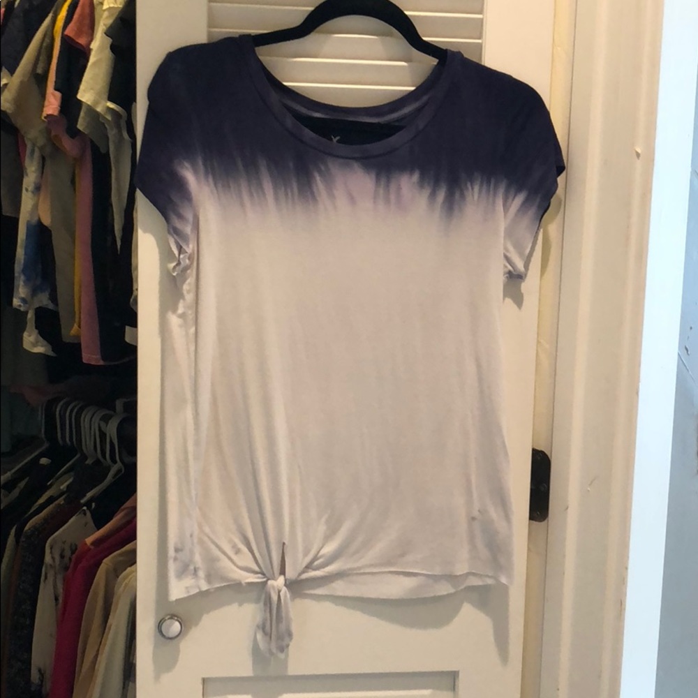 American Eagle tye-dye, tie bottom top